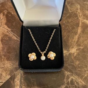 Earring and necklace set